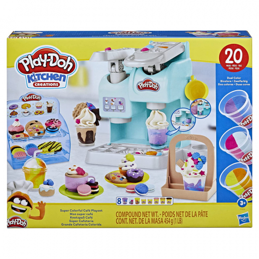 Play-Doh Super Colourful Café Lekset i gruppen LEKSAKER / Play-Doh hos Spelexperten (5859553)