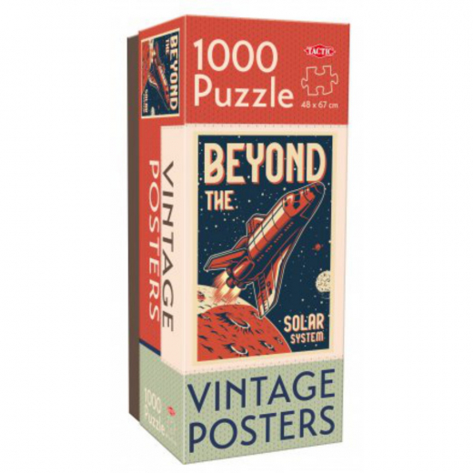 Tactic Pussel: Vintage: Beyond the Solar system 1000 Bitar i gruppen  hos Spelexperten (58664)
