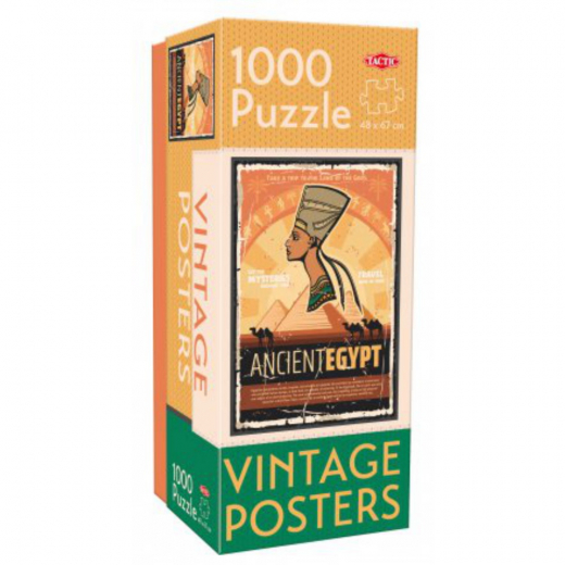 Tactic Pussel: Vintage: Ancient Egypt 1000 Bitar i gruppen PUSSEL / 1000 bitar hos Spelexperten (58666)