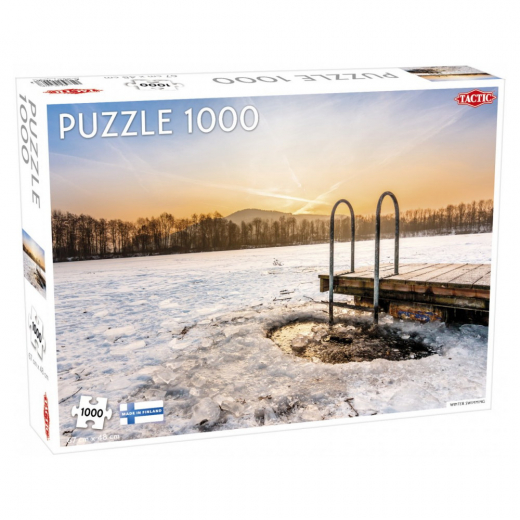 Tactic Pussel: Winter Swimming 1000 Bitar i gruppen PUSSEL / 1000 bitar hos Spelexperten (58669)