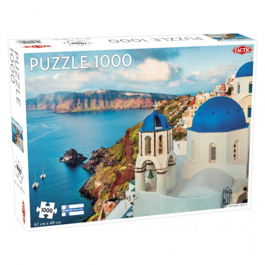 Tactic Pussel: Santorini, Greece 1000 Bitar i gruppen PUSSEL / 1000 bitar hos Spelexperten (58678)