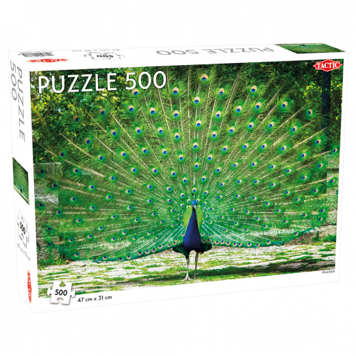Tactic Pussel: Peacock 500 bitar i gruppen  hos Spelexperten (58686)