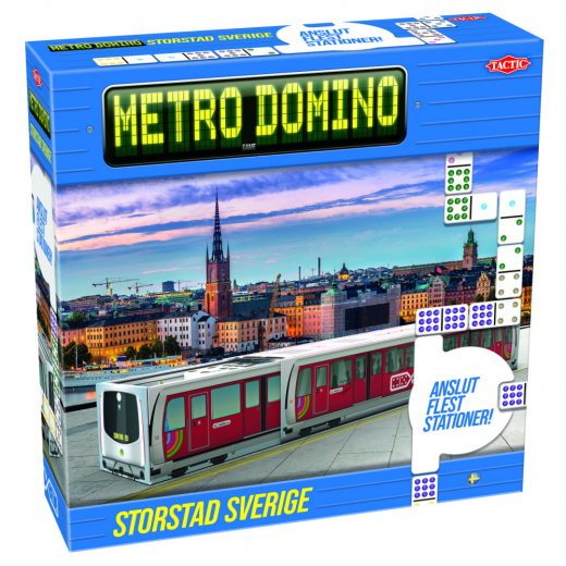 Metro Domino - Storstad Sverige i gruppen SÄLLSKAPSSPEL / Familjespel hos Spelexperten (58945)