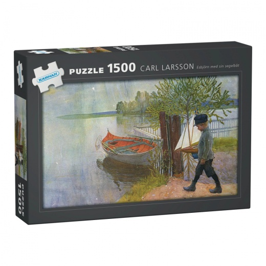 Kärnan Pussel: Carl Larsson - Esbjörn med sin segelbåt 1500 Bitar i gruppen PUSSEL / 1500 bitar hos Spelexperten (590003)