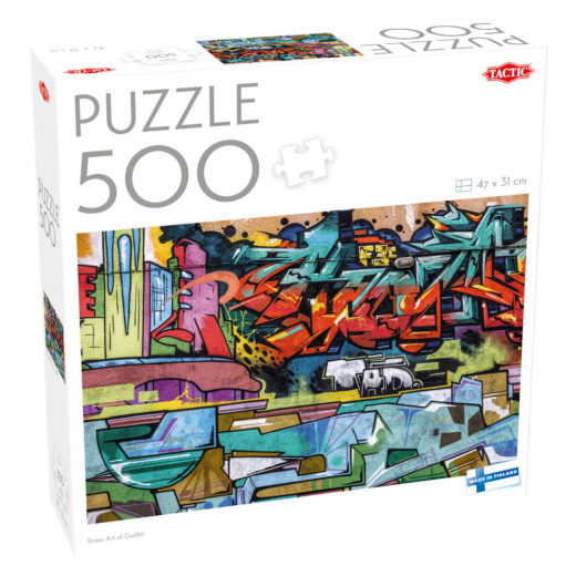 Tactic Pussel: Street Art of Graffiti 500 Bitar i gruppen PUSSEL / < 750 bitar hos Spelexperten (59225)