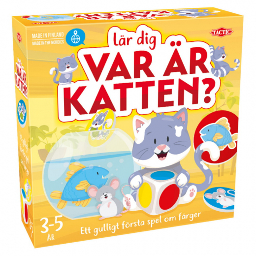 Lär dig Var är katten? i gruppen SÄLLSKAPSSPEL / Barnspel hos Spelexperten (59714)
