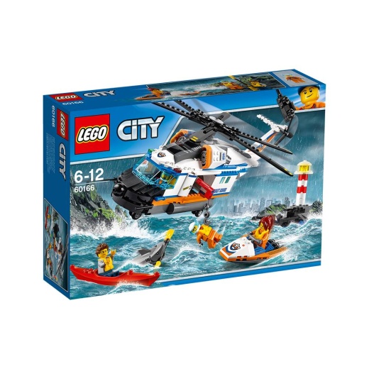 LEGO City - Tung Räddningshelikopter 60166 i gruppen  hos Spelexperten (60166)