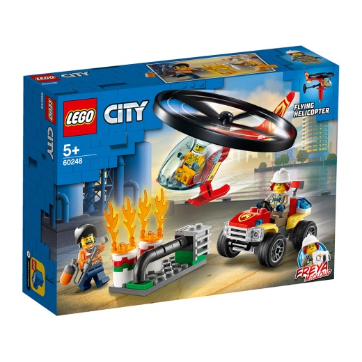 LEGO City - Räddning med brandhelikopter 60248 i gruppen  hos Spelexperten (60248)