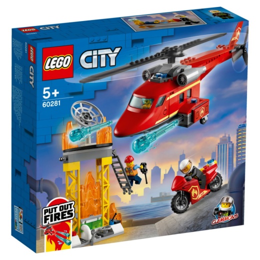 LEGO City - Brandräddningshelikopter i gruppen  hos Spelexperten (60281)