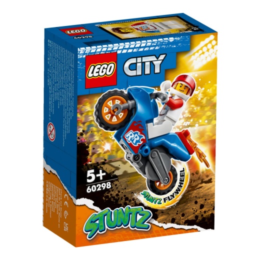 LEGO City Stuntz - Stuntcykel med raket i gruppen LEKSAKER / LEGO / LEGO City hos Spelexperten (60298)