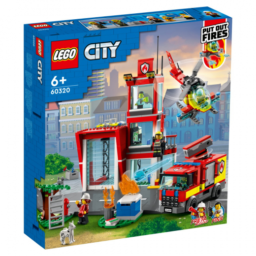 LEGO City - Brandstation i gruppen  hos Spelexperten (60320)