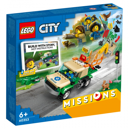 LEGO City - Räddningsuppdrag med vilda djur i gruppen LEKSAKER / LEGO / LEGO City hos Spelexperten (60353)