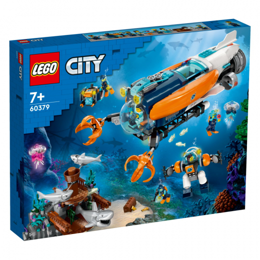 LEGO City - Havsutforskare och ubåt i gruppen LEKSAKER / LEGO / LEGO City hos Spelexperten (60379)