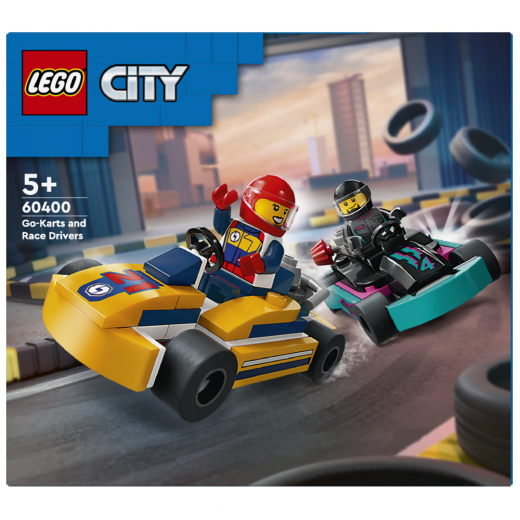 LEGO City - Gokarter och racerförare i gruppen LEKSAKER / LEGO / LEGO City hos Spelexperten (60400)
