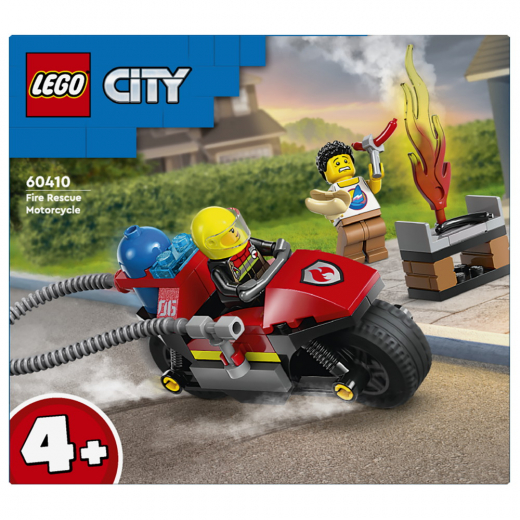 LEGO City - Brandräddningsmotorcykel i gruppen LEKSAKER / LEGO / LEGO City hos Spelexperten (60410)