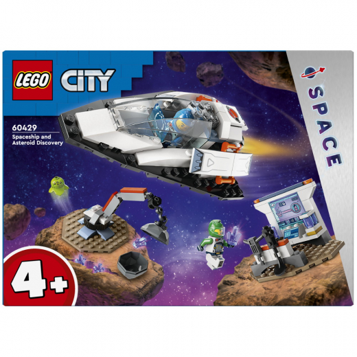 LEGO City - Rymdskepp och asteroidupptäckt i gruppen LEKSAKER / LEGO / LEGO City hos Spelexperten (60429)