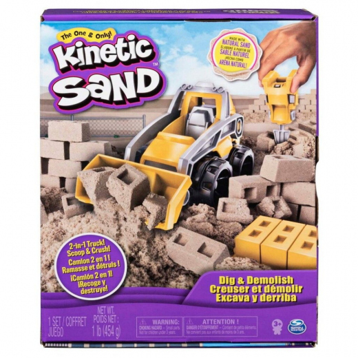 Kinetic Sand - Dig & Demolish Set i gruppen Nyheter hos Spelexperten (6044178)