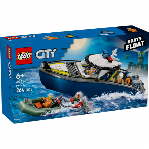 LEGO City - Polisens båtjakt i gruppen LEKSAKER / LEGO / LEGO City hos Spelexperten (60456)