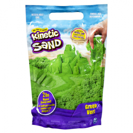 Kinetisk Sand - Grön i gruppen LEKSAKER / Skapa & måla / Kinetic Sand hos Spelexperten (6046035-1)
