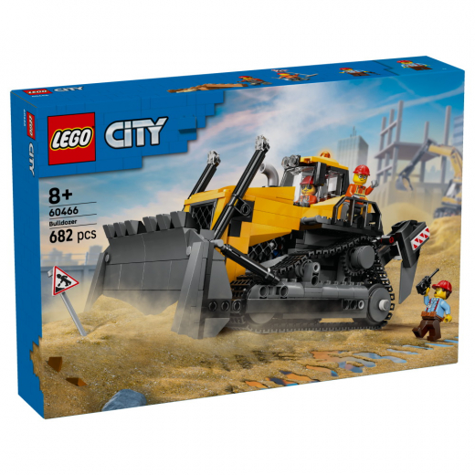 LEGO City - Gul bulldozer i gruppen LEKSAKER / LEGO / LEGO City hos Spelexperten (60466)