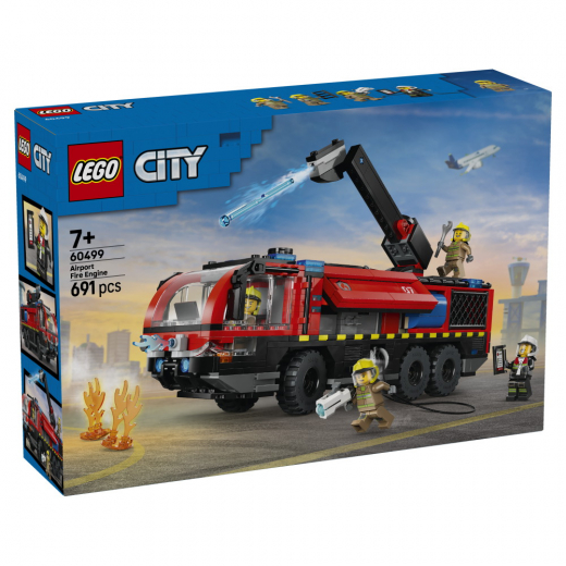 LEGO City - Flygplatsbrandbil i gruppen LEKSAKER / LEGO / LEGO City hos Spelexperten (60499)