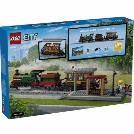 LEGO City - Gammaldags Ångtåg i gruppen Nyheter hos Spelexperten (60511)