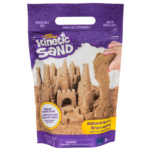 Kinetisk Sand - Naturlig brun i gruppen LEKSAKER / Skapa & måla / Kinetic Sand hos Spelexperten (6053516)