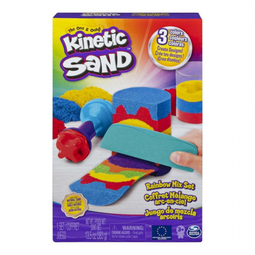 Kinetic Sand - Regnbågs Mix Set i gruppen LEKSAKER / Skapa & måla hos Spelexperten (6053691)