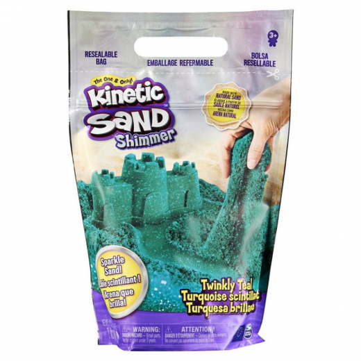 Kinetisk Sand - Glitter Sand Turkos i gruppen  hos Spelexperten (6060801)