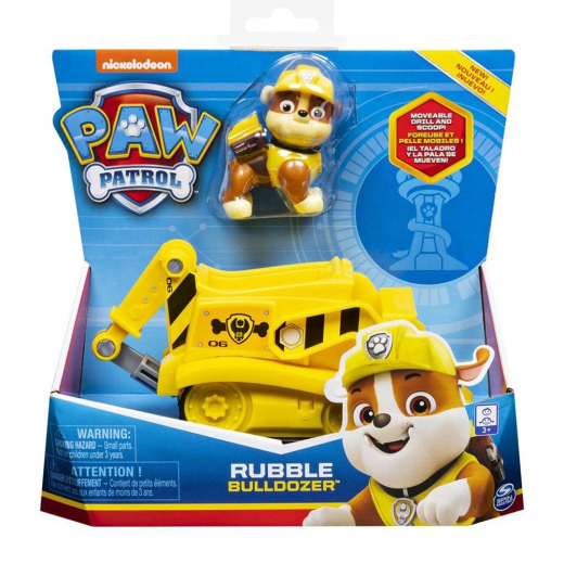 Paw Patrol - Rubble Bulldozer i gruppen LEKSAKER / Figurer och lekset / Paw Patrol hos Spelexperten (6061794)