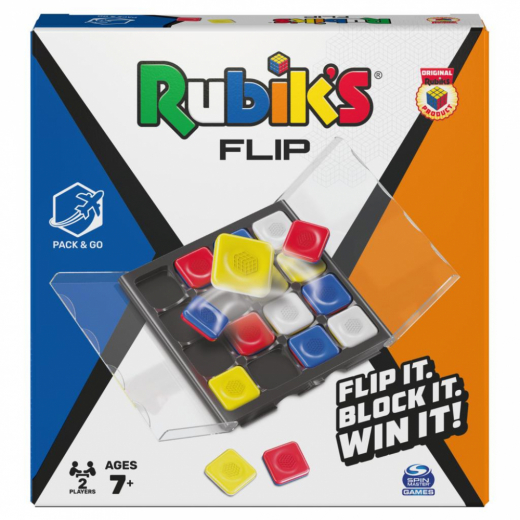 Rubiks Flip - Pack & Go Resespel (Swe) i gruppen SÄLLSKAPSSPEL / Knep & knåp hos Spelexperten (6063174)