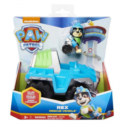 Paw Patrol - Rex Rescue Vehicle i gruppen LEKSAKER / Figurer och lekset / Paw Patrol hos Spelexperten (6063452)