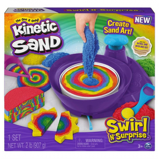 Kinetisk Sand - Swirl N' Surprise i gruppen LEKSAKER / Skapa & måla hos Spelexperten (6063931)