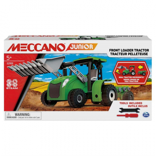Meccano JR - Traktor i gruppen LEKSAKER / Byggklossar / Meccano hos Spelexperten (6064178)