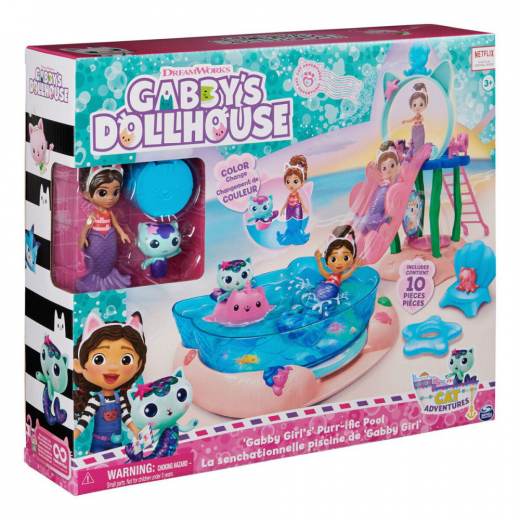 Gabby's Dollhouse - Pool Lekset i gruppen LEKSAKER / Figurer och lekset / Gabby's Dollhouse hos Spelexperten (6065498)