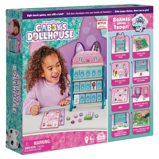 Gabby's Dollhouse - 8-i-1 Spel i gruppen SÄLLSKAPSSPEL / Barnspel hos Spelexperten (6065857)