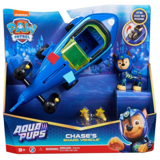 Paw Patrol - Chase's Shark Vehicle i gruppen LEKSAKER / Figurer och lekset / Paw Patrol hos Spelexperten (6066140)