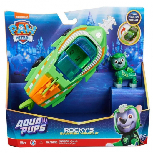 Paw Patrol - Rocky's Sawfish Vehicle i gruppen LEKSAKER / Figurer och lekset / Paw Patrol hos Spelexperten (6066142)