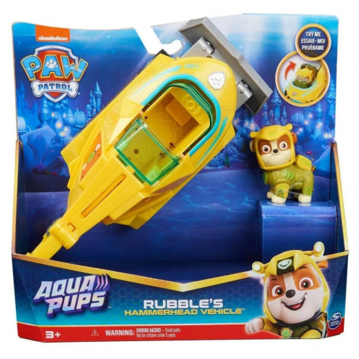 Paw Patrol - Rubble's Hammerhead Vehicle i gruppen LEKSAKER / Figurer och lekset / Paw Patrol hos Spelexperten (6066158)