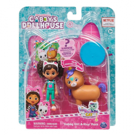 Gabby's Dollhouse - Gabby Girl & Kico i gruppen LEKSAKER / Figurer och lekset / Gabby's Dollhouse hos Spelexperten (6066237)