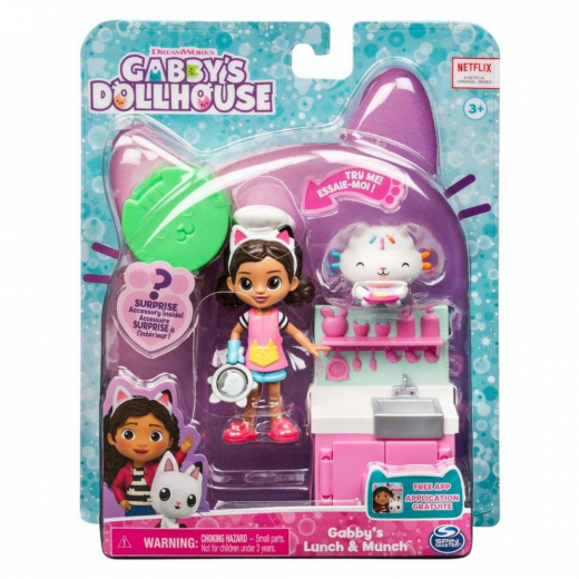 Gabby's Dollhouse - Cat-tivity Pack - Cooking Gabby i gruppen LEKSAKER / Figurer och lekset / Gabby's Dollhouse hos Spelexperten (6066483)