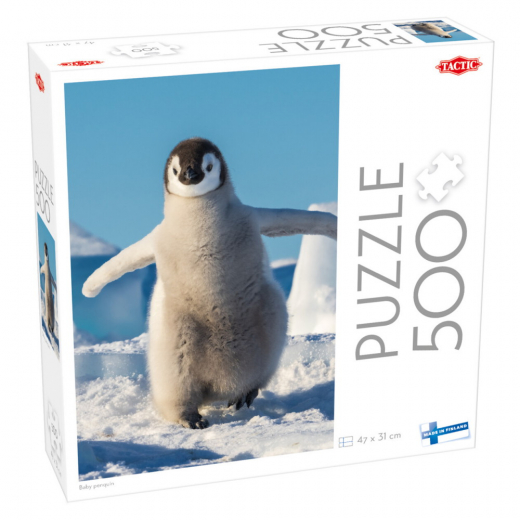 Tactic Pussel: Baby penguin 500 Bitar i gruppen PUSSEL / < 750 bitar hos Spelexperten (60671)