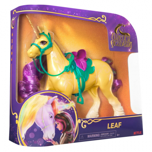 Unicorn Academy Fashion Doll Unicorn 28 cm - Leaf i gruppen Nyheter hos Spelexperten (6067375)