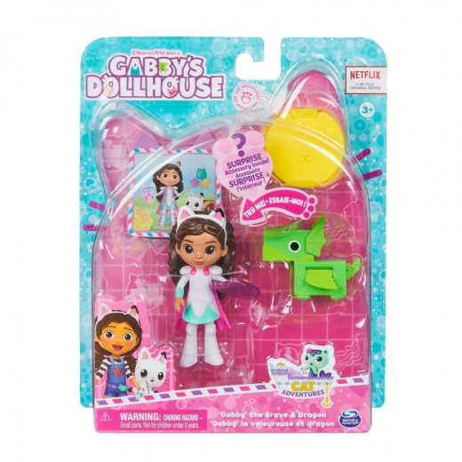 Gabby's Dollhouse - Gabby den Modige & Draken i gruppen LEKSAKER / Figurer och lekset / Gabby's Dollhouse hos Spelexperten (6067730)