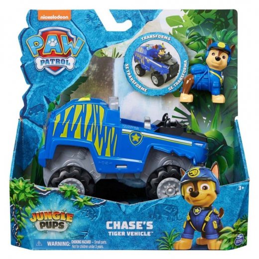 Paw Patrol - Jungle Themed Vehicle Chase i gruppen LEKSAKER / Figurer och lekset / Paw Patrol hos Spelexperten (6067758)