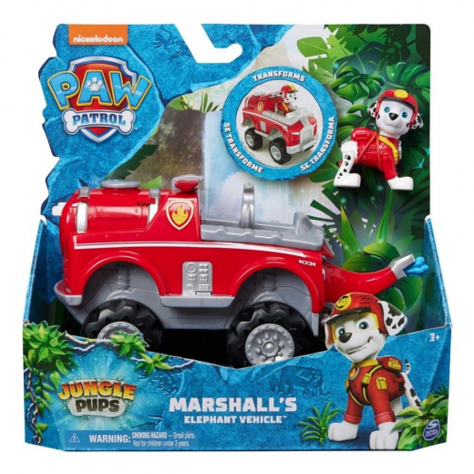 Paw Patrol - Jungle Themed Vehicle Marshall i gruppen LEKSAKER / Figurer och lekset / Paw Patrol hos Spelexperten (6067759)