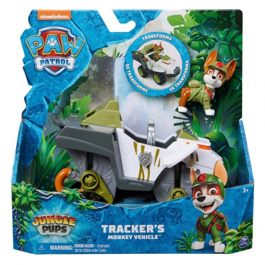 Paw Patrol - Jungle Themed Vehicle Tracker i gruppen LEKSAKER / Figurer och lekset / Paw Patrol hos Spelexperten (6067762)