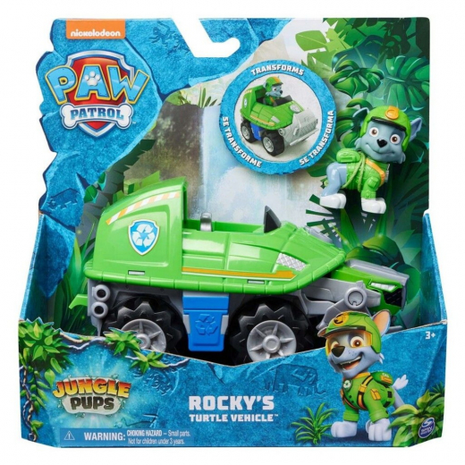 Paw Patrol - Jungle Themed Vehicle Rocky i gruppen LEKSAKER / Figurer och lekset / Paw Patrol hos Spelexperten (6067763)