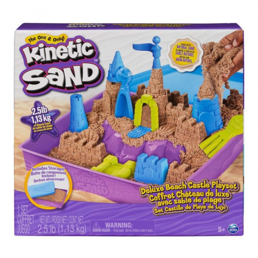 Kinetic Sand Deluxe Sandslott i gruppen LEKSAKER / Skapa & måla / Kinetic Sand hos Spelexperten (6067801)
