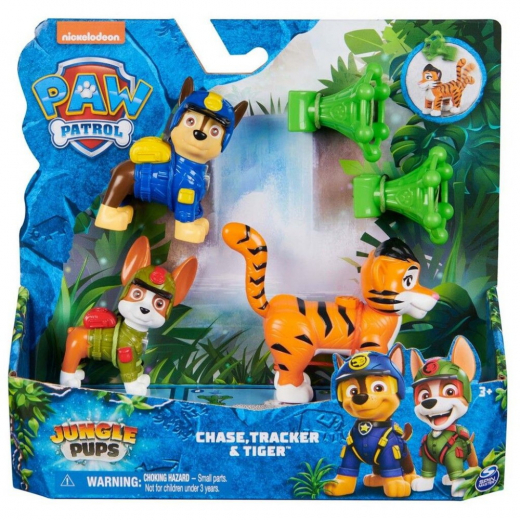 Paw Patrol - Jungle Pup - Chase & Tracker i gruppen LEKSAKER / Figurer och lekset / Paw Patrol hos Spelexperten (6068629)